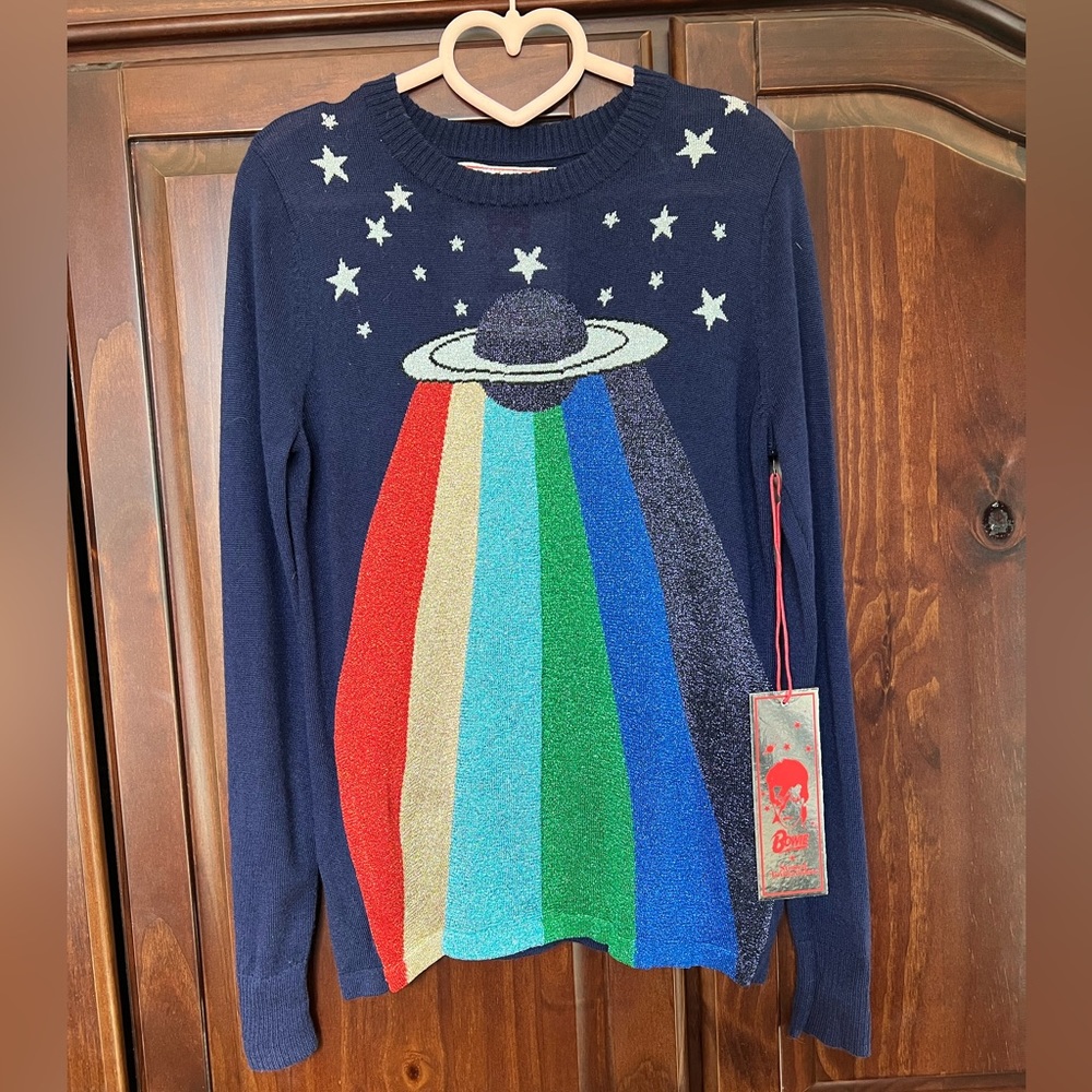 Stoned Immaculate David Bowie Major Tom Sweater